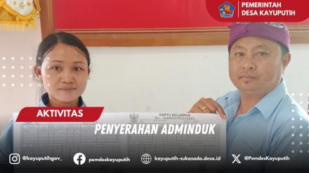 PENYERAHAN ADMINDUK
